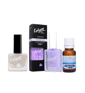 Kalyon Oje 202 + Oje Kurutucu Sprey 17 Ml + Oje Çözücü