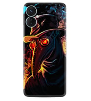 Tecno Spark 9T Kılıf Silikon Desen Özel Seri Karga 1616
