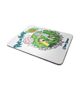 Kişiye Özel Rick and Morty Tasarım Baskılı Mouse Pad