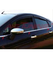 Ford Fiesta Krom Cam Çıtası Tk 2009 - 2017 8Prç Paslanmaz Çelik