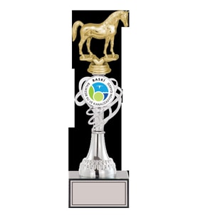 ODAK KUPA - Figürlü Kupalar - At Figürlü Kupalar FG-034 B - 33 cm