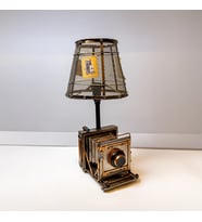 Dekor - Abajur Metal Fotoğraf Makinesi