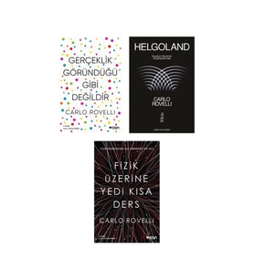 Gerçeklik Göründüğü Gibi Değildir + Helgoland + Fizik Üzerine Yedi Kısa Ders- 3 Kitap Set