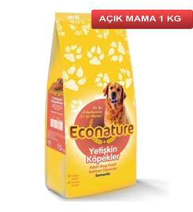Econature Somonlu Yetişkin Köpek Maması 1 Kg AÇIK
