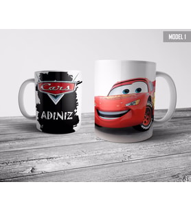 Pixxa  Cars / Arabalar Kişiye Özel Kupa Bardak Modelleri