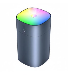 400ML RGB Işıklı Süper Sessiz USB Hava Nemlendirici & Aroma Difüzör (Gri)