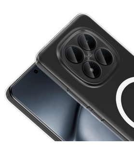 Redmi Note 15 Pro 4G Kılıf Magsafe Özellikli Şık Sert ve İnce London Premium PC Kapak (Renksiz)