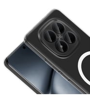 Redmi Note 15 Pro 4G Kılıf Magsafe Özellikli Şık Sert ve İnce London Premium PC Kapak (Renksiz)