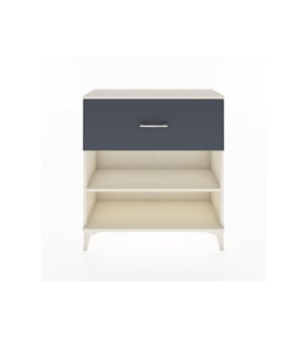 Arges Şifonyer Tek Raflı Tek Çekmeceli 88x30x96 Aytaşı-Antrasit