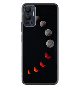 Infınix Hot 12 Kılıf Resimli Desenli Silikon Platinium Series Mooons 1861