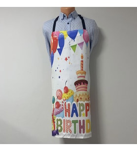 PAREDORA Happy Birthday Mutfak Önlüğü (Karışık)