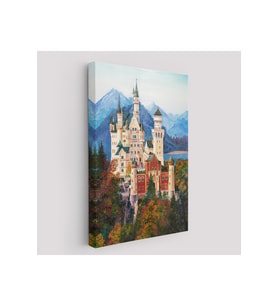 Bavyera Almanya Neuschwanstein Kalesİ Kanvas Tablo-5980