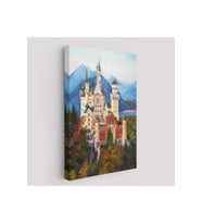 Bavyera Almanya Neuschwanstein Kalesİ Kanvas Tablo-5980