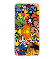 PrintiFy Poco F4 ile Uyumlu Retro Color 2  Kamera Korumalı Şeffaf  Kılıf
