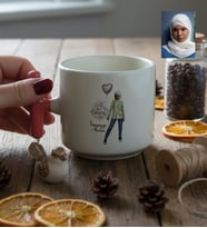Kişiye Özel Karikatürlü Cute But Capricorn Oğlak Burcu T Kupa Doğum Günü Hediyesi