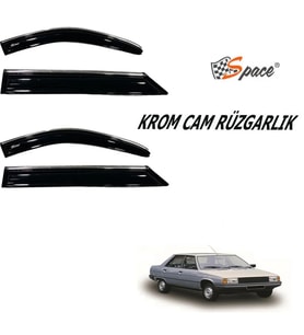 Krom Cam Rüzgarlığı 1.2Mm Renault 9 4'Lü / Caru442
