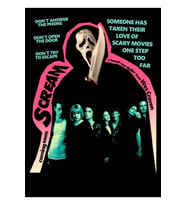Scream Film Posteri Tablo Ahşap Poster Dekoratif