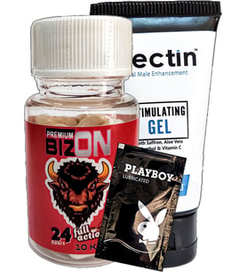 Bizon Erkeklere Full Action 10lu Kapsül + Erectin + Lubricated
