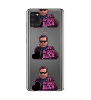 Samsung Galaxy A21S Uyumlu Michael Scott The Office Tasarımlı Şeffaf Telefon Kılıfı
