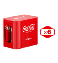 Coca Cola 250 ml 6'lı Kutu x 6 Adet 