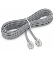 PX-KKT10 2CX0.10mmx7 10 Metre ADSL RJ11 Telefon Kablosu Gri, ADSL, VDSL 2 Canlı Kablo