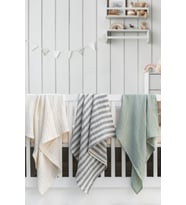 Müslin Örtü & Battaniye 3'lü Set %100 Pamuk Oeko-teks Sertifikalı 80x70 Cm