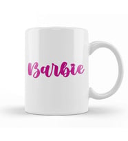 Barbie Doll Kinder Kupa Bardak Porselen