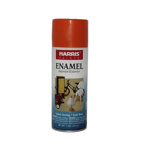 Harris Paints Enamel Sprey Boya – Kırmızı, 311g (11 oz) – İç/Dış Mekan