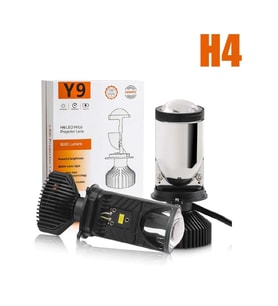 Mega Oto Market Mercekli Led Xenon H4 Şimşek Etkili Ultra Güçlü Işık Teknolojisi Xenon Far Lambası Beyaz Renk H4 Soket ile Uyumlu