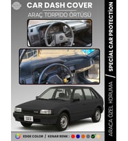 MAZDA 323 BF (1985-1989) Torpido Örtüsü Panel Koruma Torpido Koruma Tam Uyum Çatlamayı Önler Kaymaz