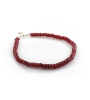 Yakut Doğal Taşlı 3-4 mm Bileklik