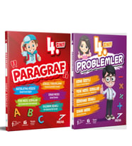 Pruva Akademi 4. Sınıf Paragraf ve Problemler Soru Bankası Seti 2 Kitap