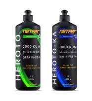 Netfer 2'li Orta Kalın Pasta Set - 2x1 L