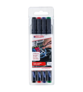 Edding 8407 Kablo Kalemi 4'lü Set 