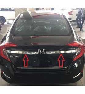 Honda Civic 2016-2017 FC5 Bagaj Üst Nikelajı