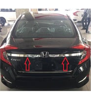 Honda Civic 2016-2017 FC5 Bagaj Üst Nikelajı