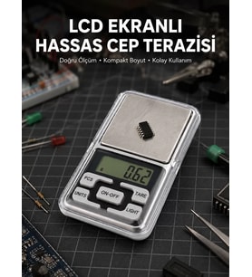Northcity Kapaklı Dijital Cep Terazisi 300g Hassasiyet - Yeni Nesil
