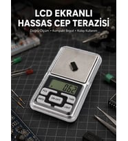 Northcity Kapaklı Dijital Cep Terazisi 300g Hassasiyet - Yeni Nesil