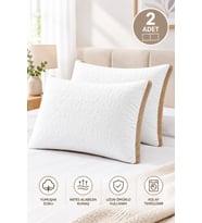 2 Adet Maxi Klimalı Silikon Yastık 2 x 1100 Gram