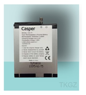 Tkgz - Casper P1 Uyumlu Pil - Servis Sıfır