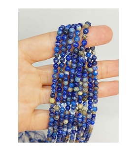 Bileklik Boy Lapis Taşı Yarım Dizi 4mm (49242) (18CM UZUNLUĞUNDADIR)