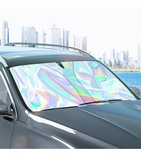 Northcity Katlanabilir Ön Cam Güneşliği 140x70 cm - Titanium Gümüş Araç Güneş Gölge Koruyucu