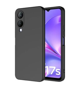 Coverzone Vivo Y17S ?le Uyumlu K?l?f Z-Mara Lansman Vieri Tam Koruma Arka Kapak Kamera Koruma �?k?nt?l? P�r�zs�z Y�zey Siyah