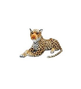 Peluş Leopar 45 cm (Çok Renkli)