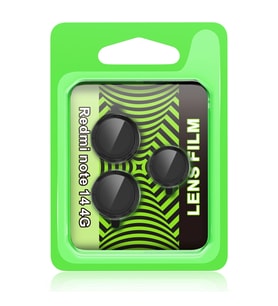 Xiaomi Redmi Note 14 4g Raze Metal Kamera Lens - Siyah