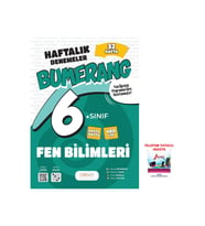 Günay Yayınları 2025-2026 6. Sınıf Bumerang Fen Bilimleri 32 Haftalık Denemeler Gün Gün Denemeler İle Gelişim Güncel (Çok Renkli)
