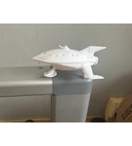 Minik Uzay Gemisi Beyaz Renk 14CM Oyuncak (Çok Renkli)