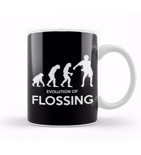 Evolution Of Flossing Kupa Bardak Porselen