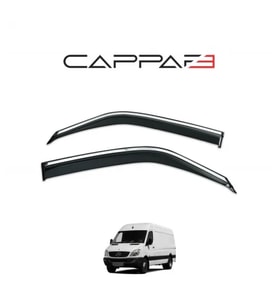 Mercedes Sprinter 2006-2012 Yıl Aralığı Uyumlu Cam Rüzgarlığı 2 Parça Kromlu