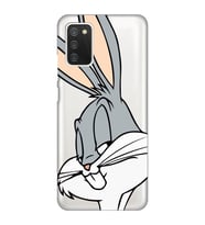 Samsung Galaxy A02S Uyumlu Bugs Bunny Desenli Şeffaf Telefon Kılıfı